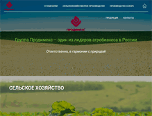Tablet Screenshot of prodimex.ru